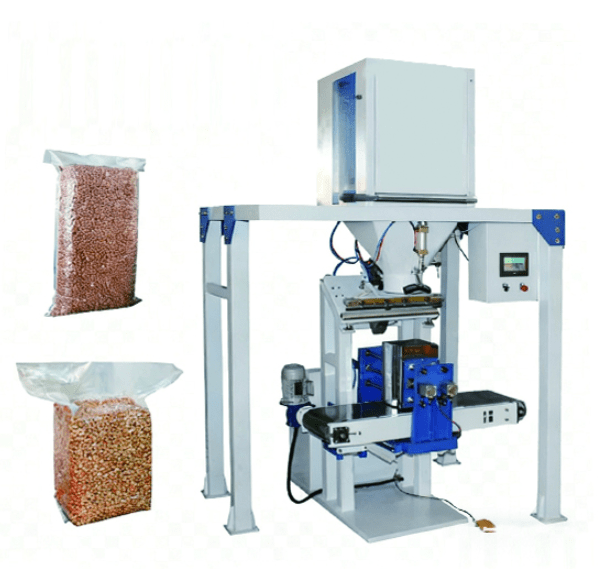 Weighing filling with vacuum sealing bag